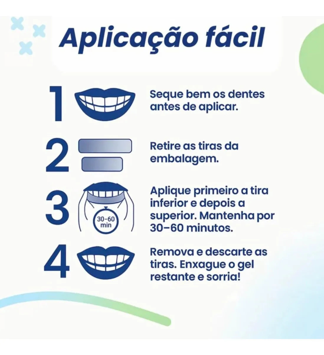Fitas Clareadoras 9D White Sorriso Brilhante 14 fitas em 7 Saches - U Urbaneco Cosmetic