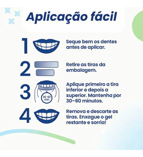 Fitas Clareadoras 9D White Sorriso Brilhante 14 fitas em 7 Saches - U Urbaneco Cosmetic