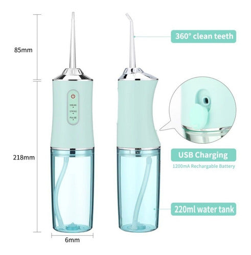 Irrigador Oral Portátil Limpeza Bucal - FlashJet 1