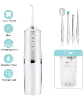 Irrigador Oral Portátil Limpeza Bucal - FlashJet 1