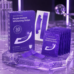 Fita Clareadora Dental Roxa 14 unidades - FlashPurple