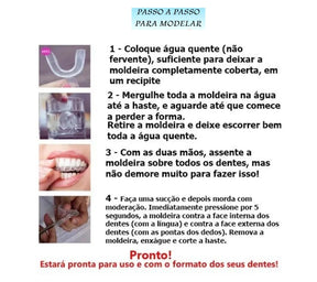 Whiteness Perfect 22% - 3 Un + 1 Par de Moldeira